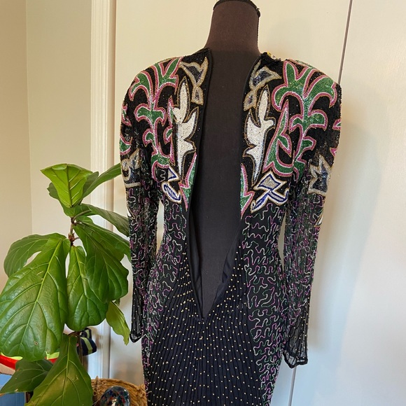 Stunning Vintage Beaded Gown | Vintage Dress - Picture 16 of 16